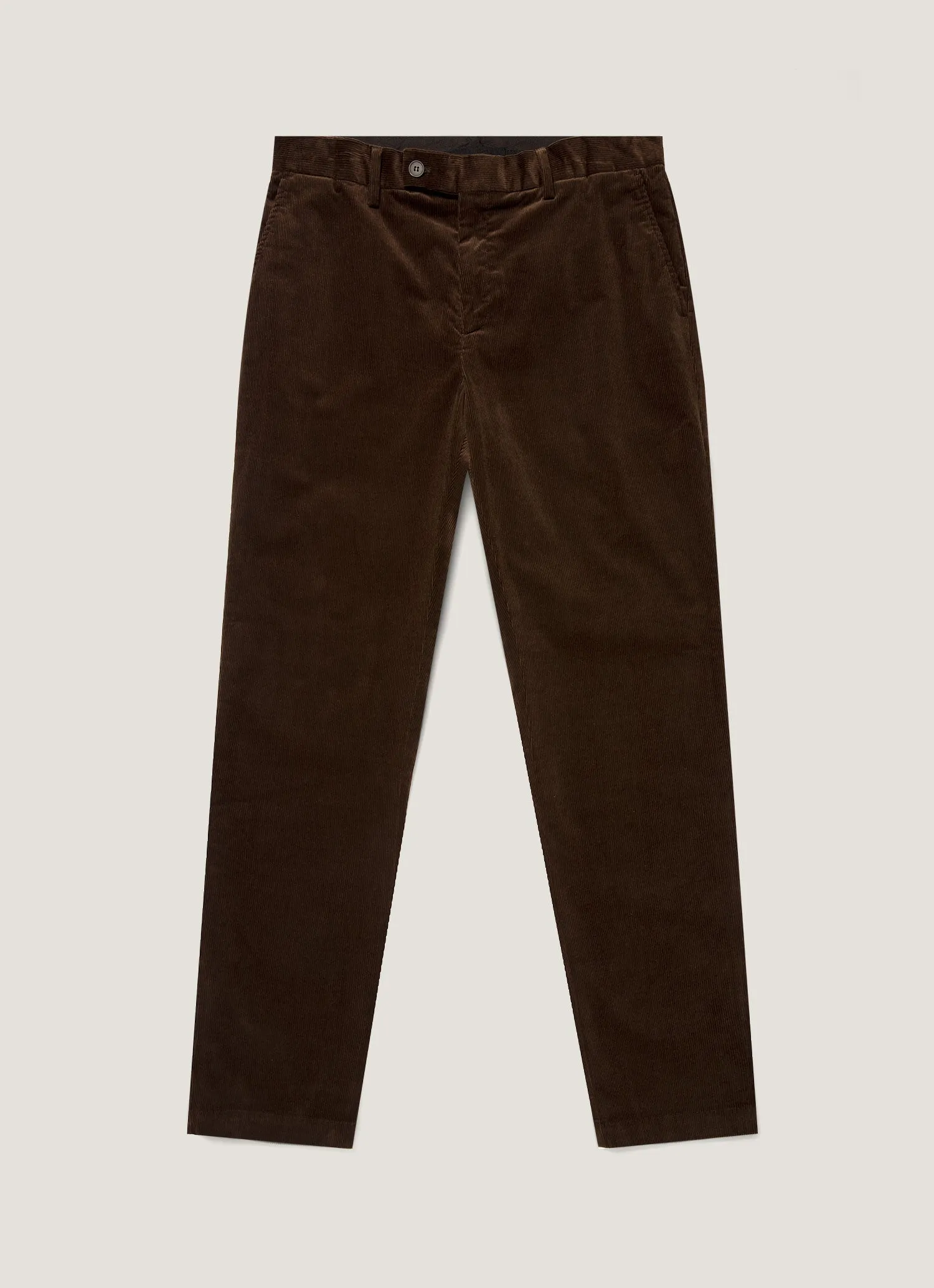 Men's Corduroy Trouser in Dark Chocolate sold by Sunspel