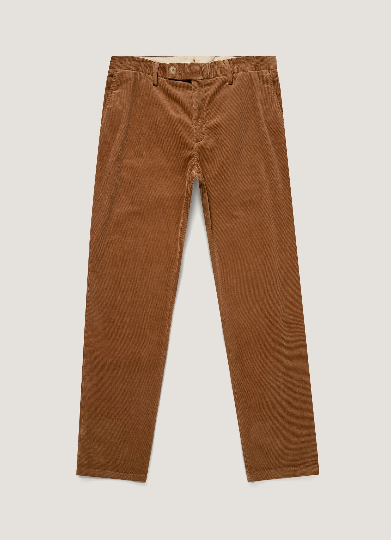Men's Corduroy Trouser in Dark Beige sold by Sunspel