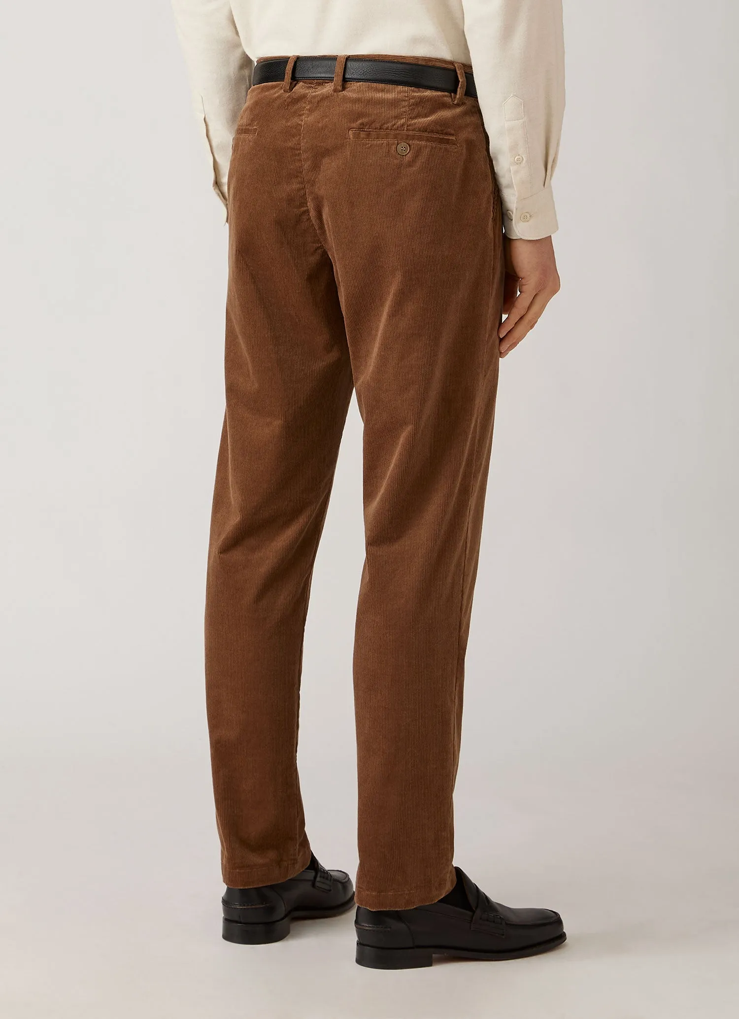 Men's Corduroy Trouser in Dark Beige sold by Sunspel product image thumbnail 5