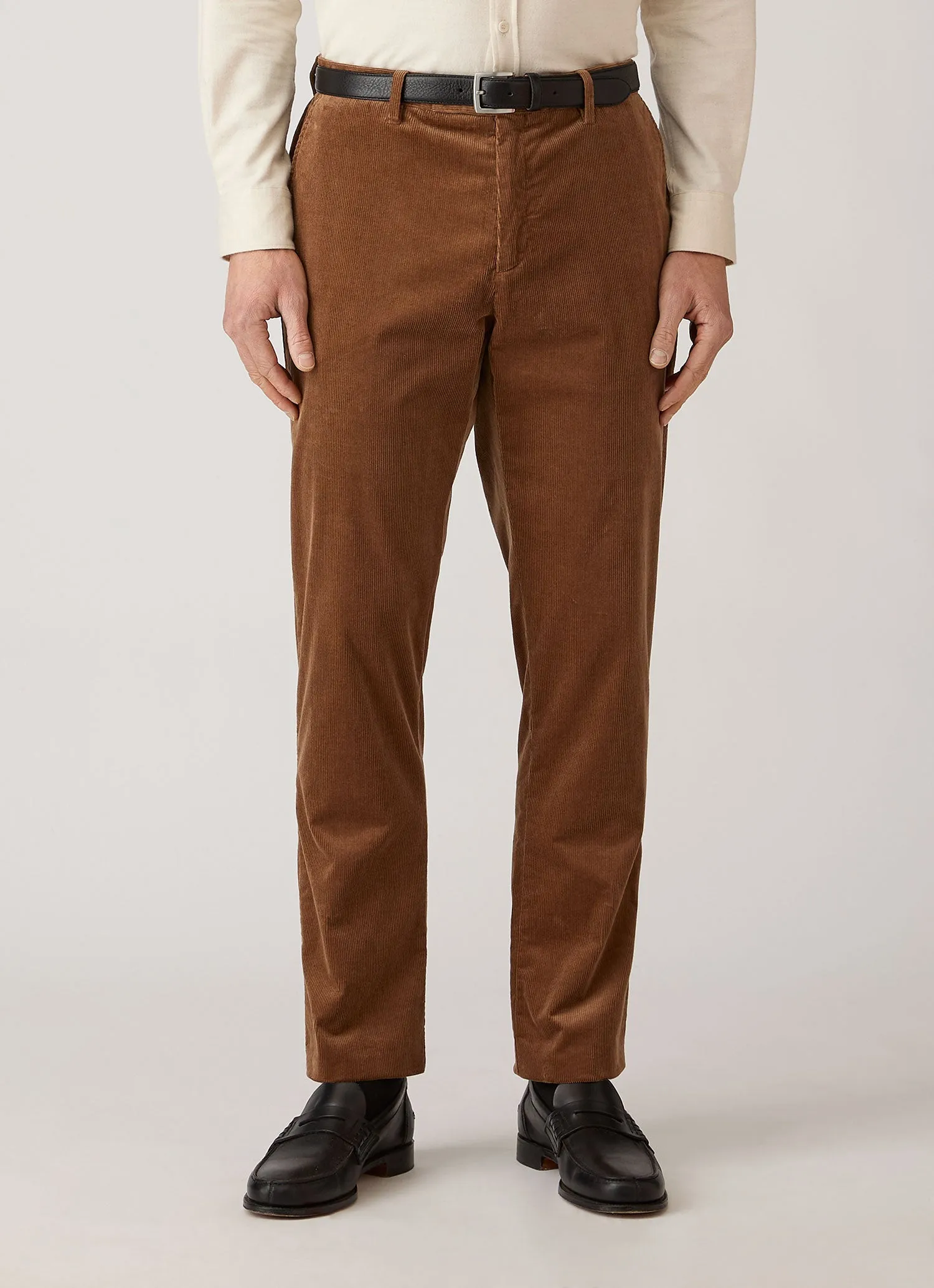 Men's Corduroy Trouser in Dark Beige sold by Sunspel product image thumbnail 2