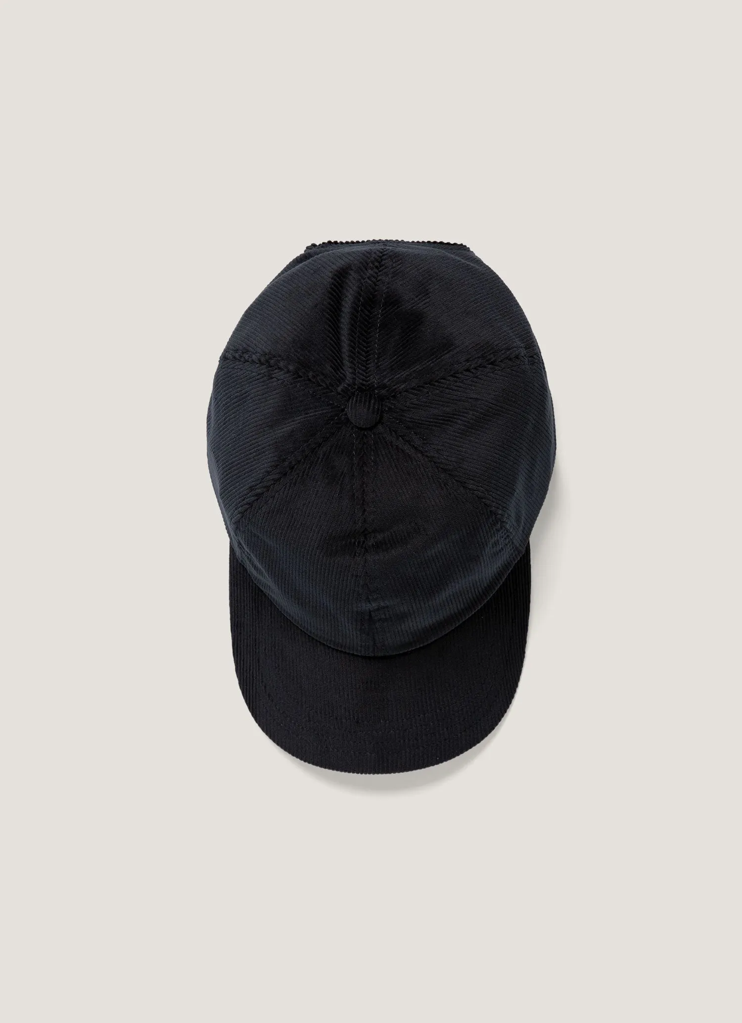 Men's Corduroy Cap in Navy sold by Sunspel product image thumbnail 2