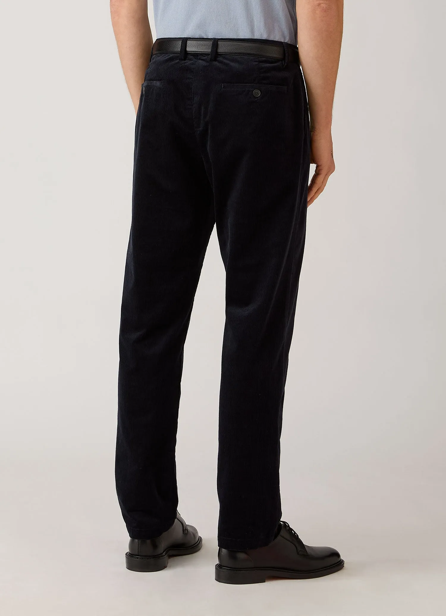 Men's Corduroy Trouser in Navy sold by Sunspel product image thumbnail 5