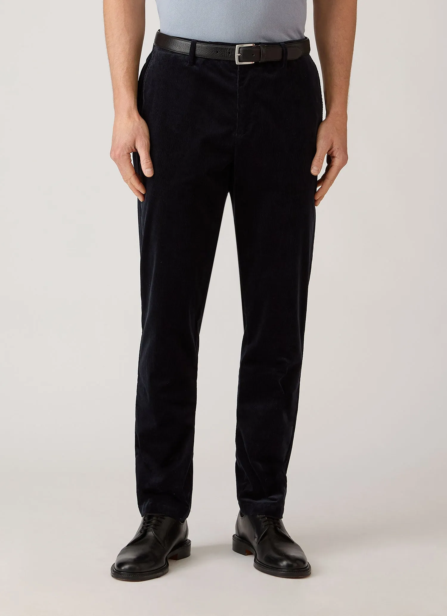 Men's Corduroy Trouser in Navy sold by Sunspel product image thumbnail 2