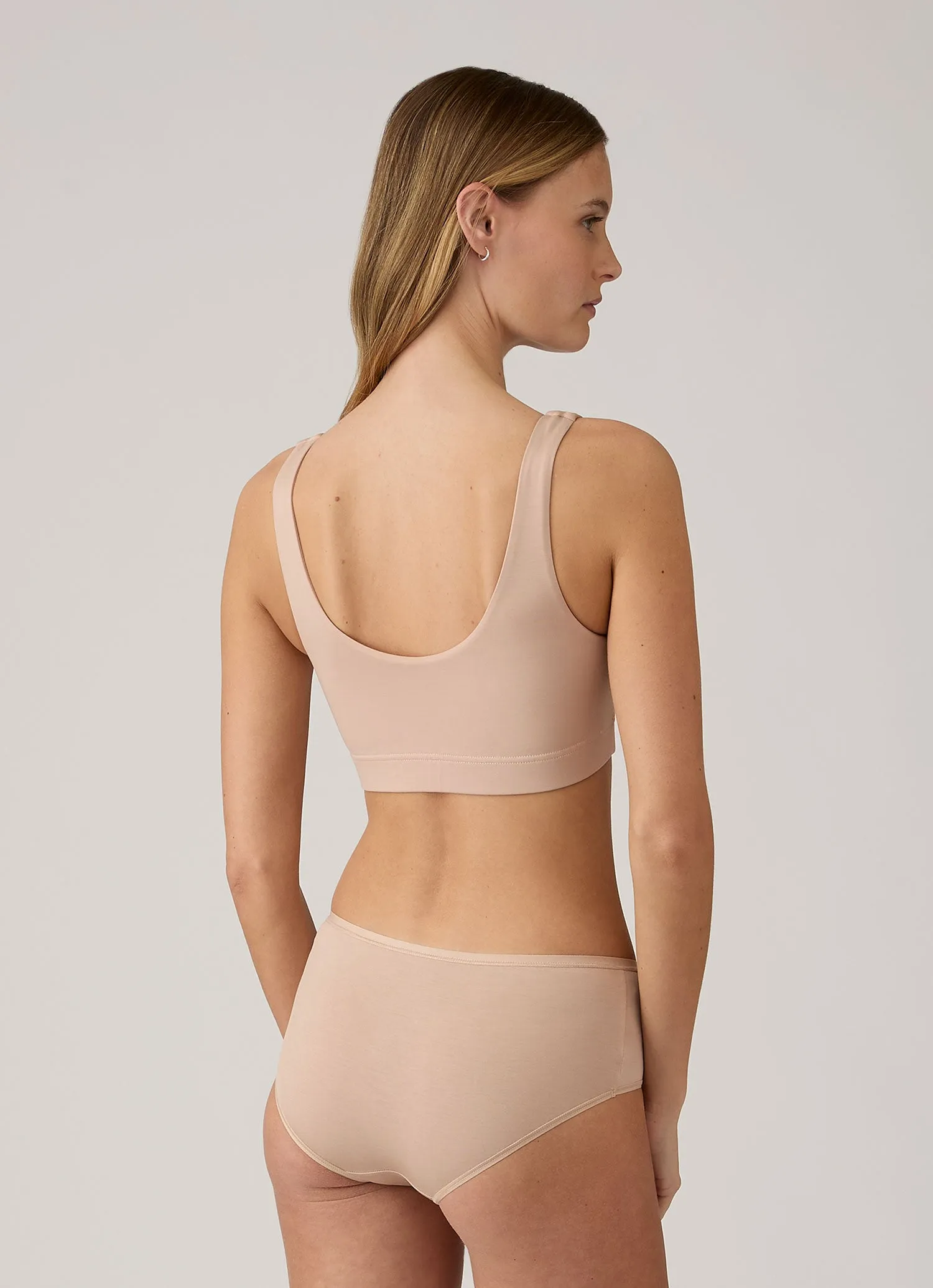 Women's Tencel™ Shorty Brief in Beige sold by Sunspel product image thumbnail 2
