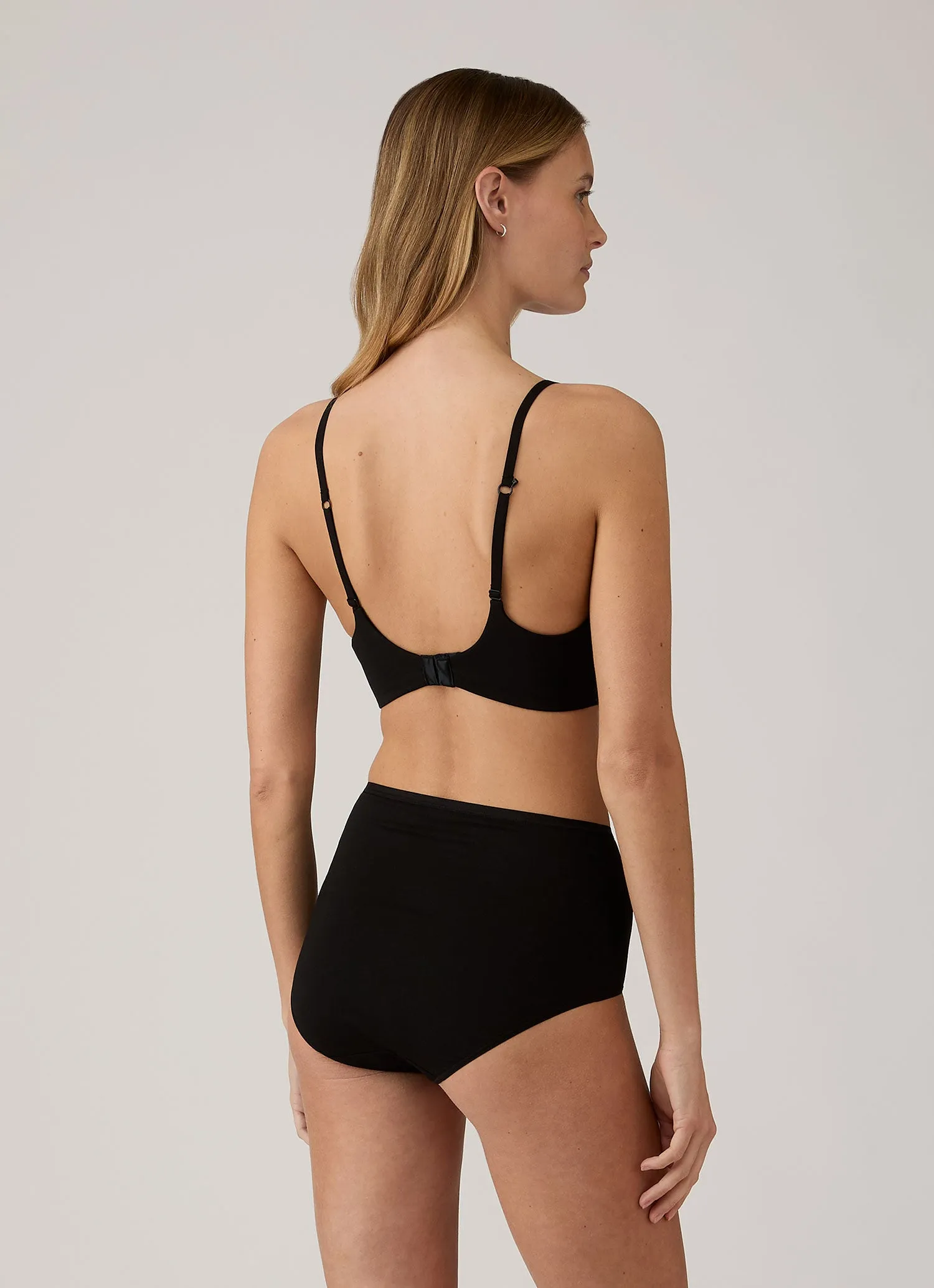 Women's Tencel™ Full Brief in Black sold by Sunspel product image thumbnail 2