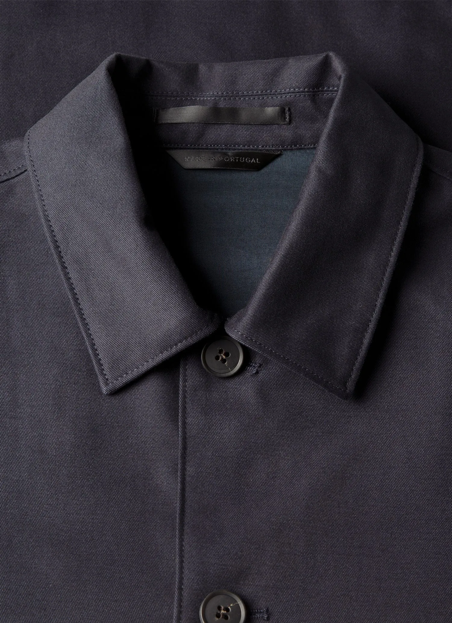 Men's Cotton Drill Chore Jacket in Navy sold by Sunspel product image thumbnail 4
