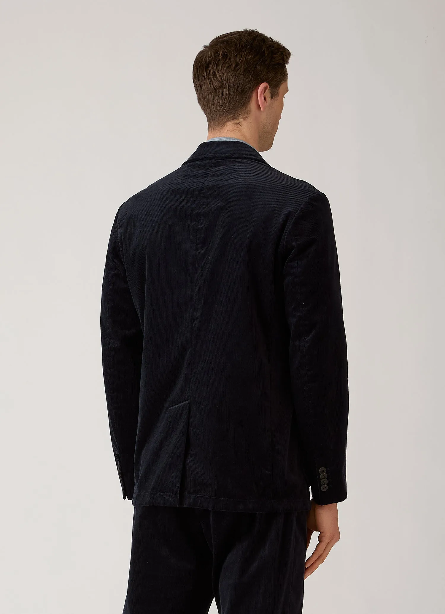 Men's Corduroy Blazer in Navy sold by Sunspel product image thumbnail 5