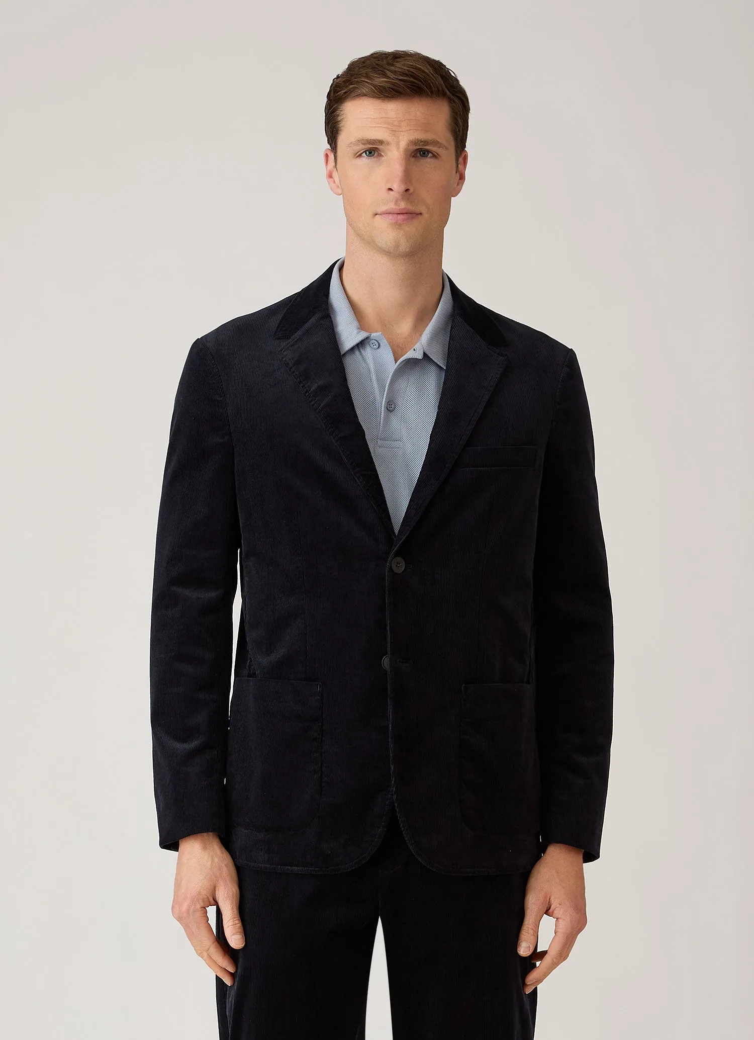 Men's Corduroy Blazer in Navy sold by Sunspel product image thumbnail 2
