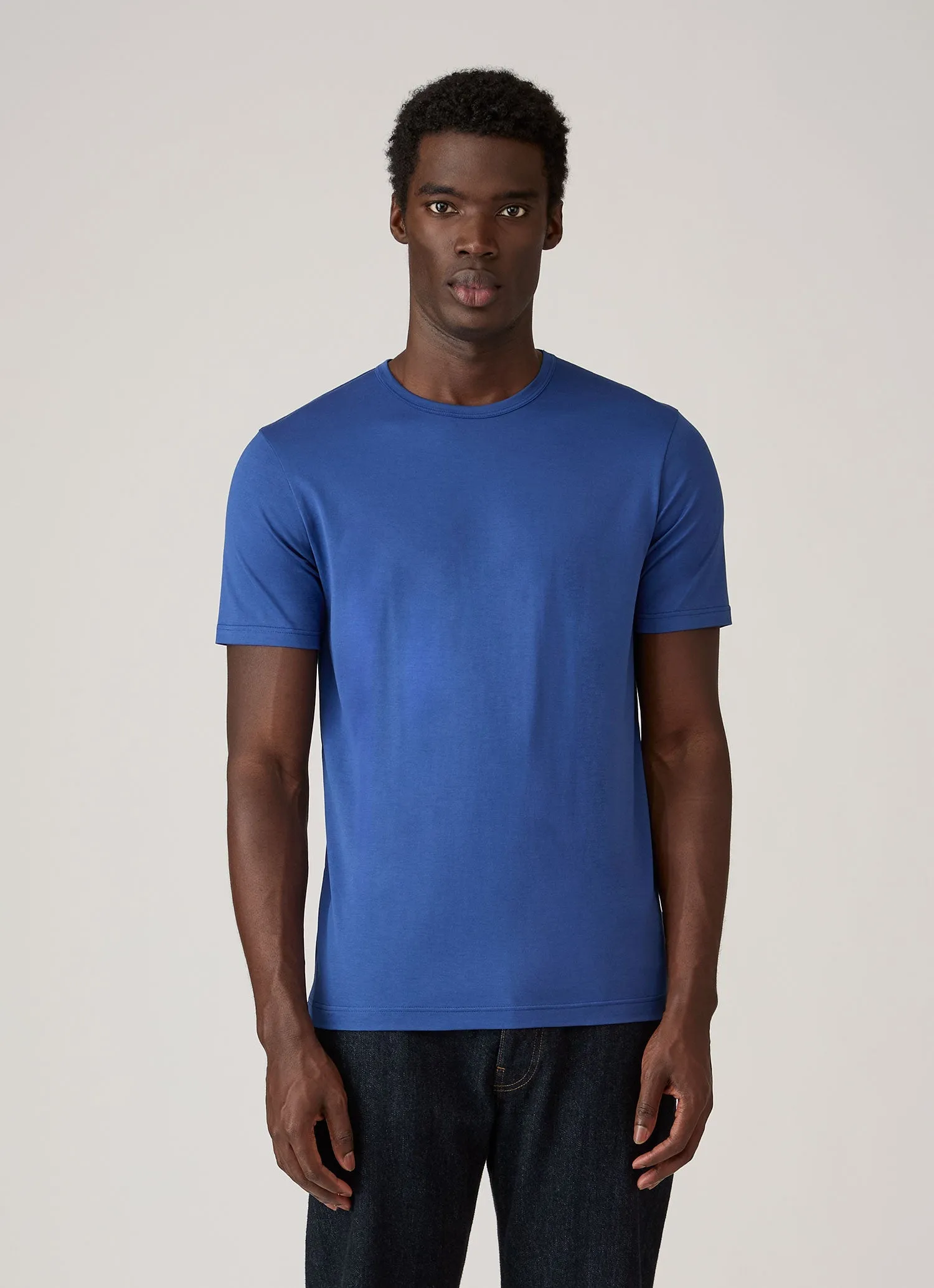 Men's Classic T-shirt in Clear Night sold by Sunspel product image thumbnail 2