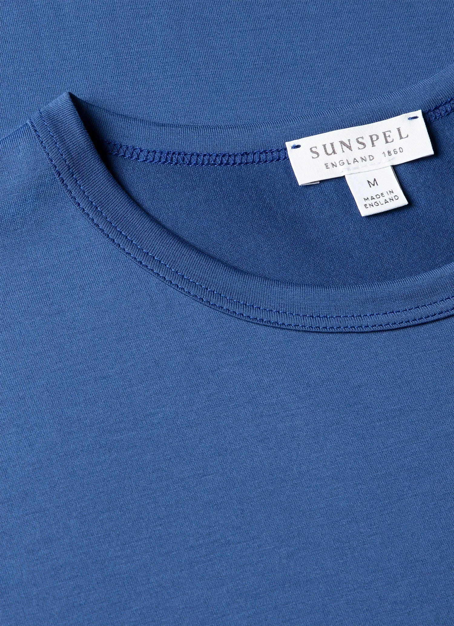Men's Classic T-shirt in Clear Night sold by Sunspel product image thumbnail 4