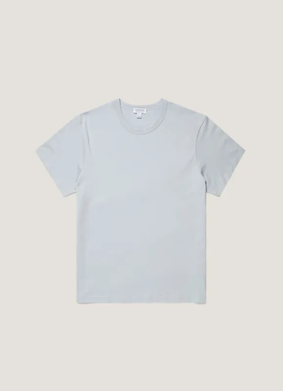 Women's Everyday T-shirt in Frost made by Sunspel