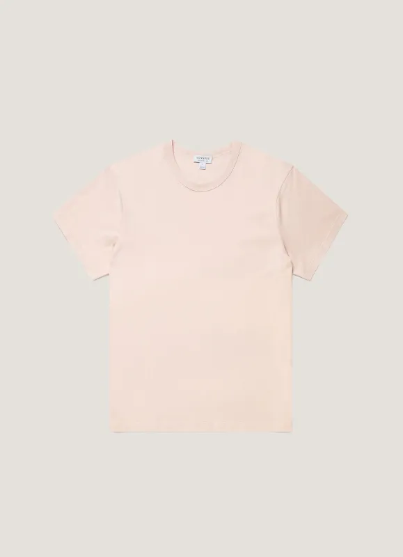 Women's Everyday T-shirt in Cherry Blossom made by Sunspel
