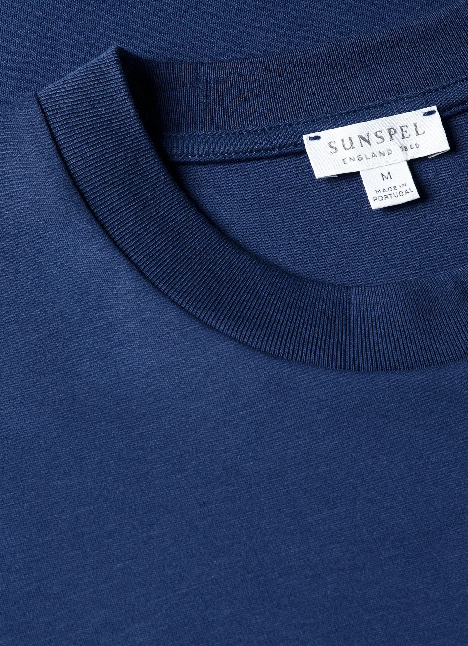 Men's Relaxed Fit Heavyweight T-shirt in Inkwell sold by Sunspel product image thumbnail 4