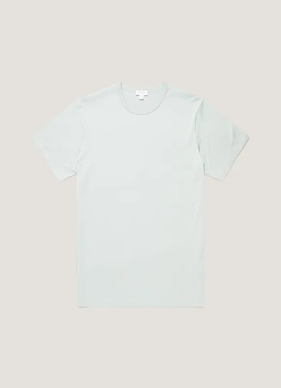 Men's Classic T-shirt in Haar made by Sunspel