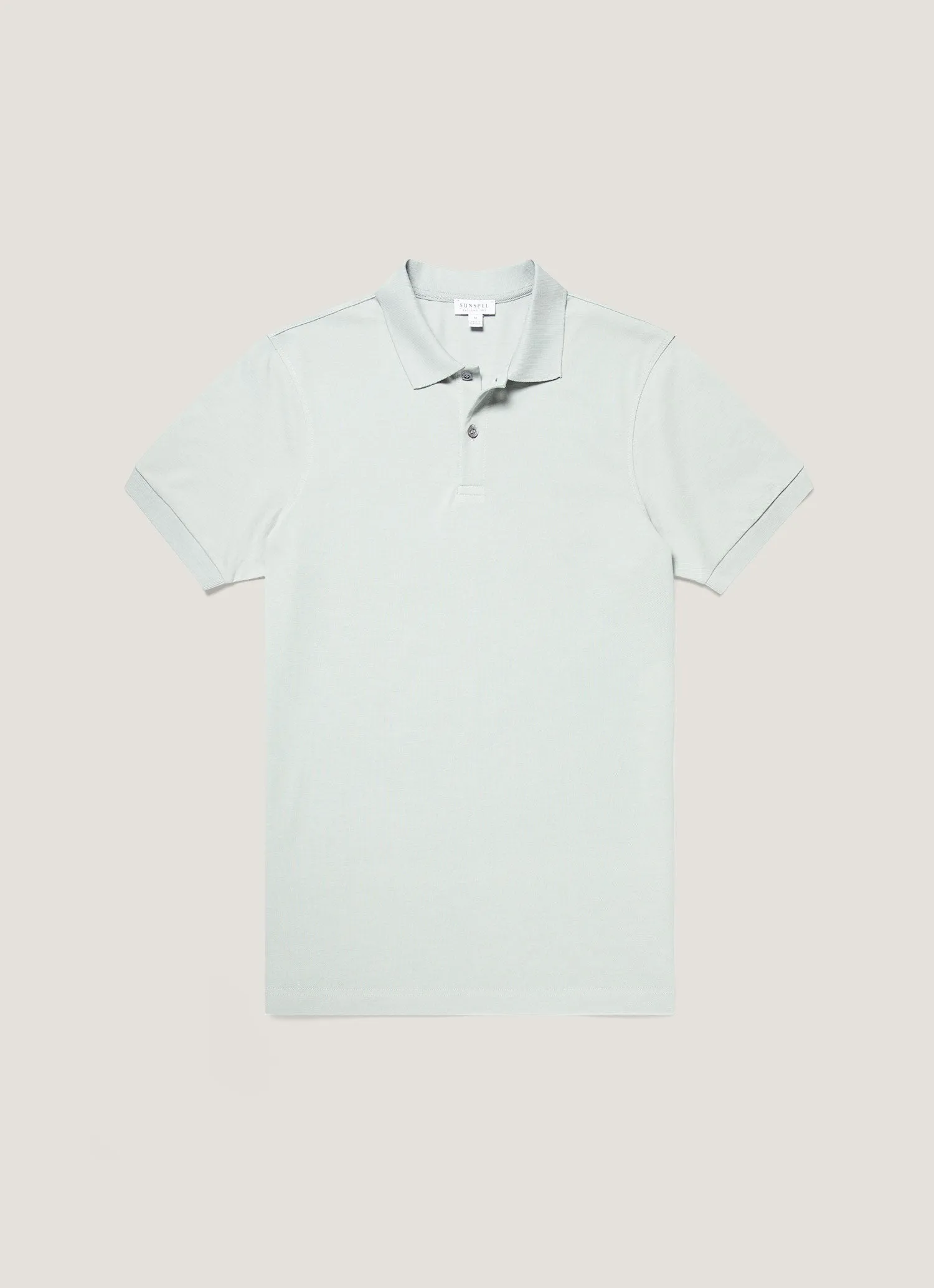 Men's Piqué Polo Shirt in Haar sold by Sunspel