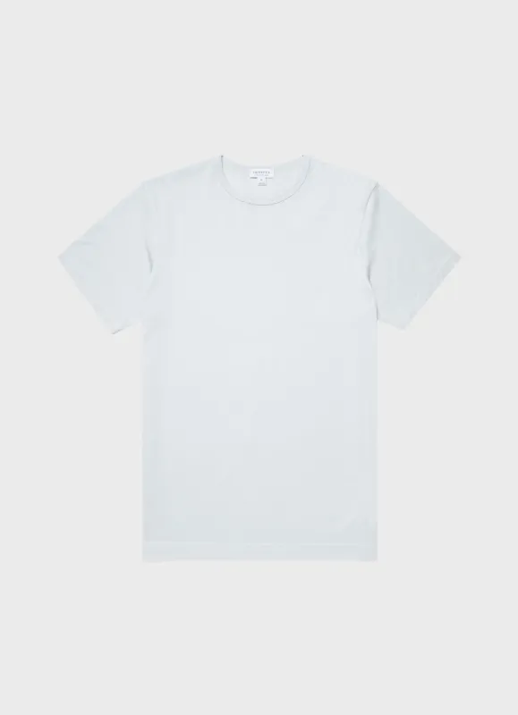 Men's Classic T-shirt in Winter Sky made by Sunspel