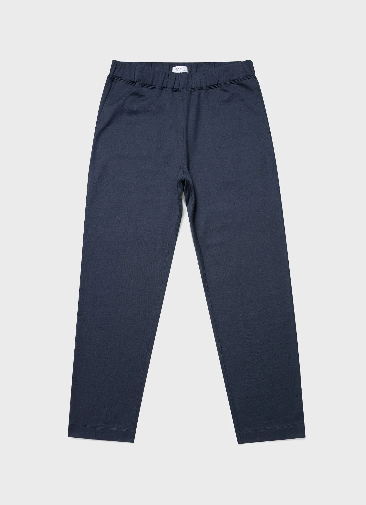 Men's Sea Island Sweatpants in Navy sold by Sunspel
