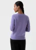 Women's Lambswool Crew Neck Jumper in Heather sold by Sunspel