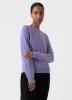 Women's Lambswool Crew Neck Jumper in Heather sold by Sunspel