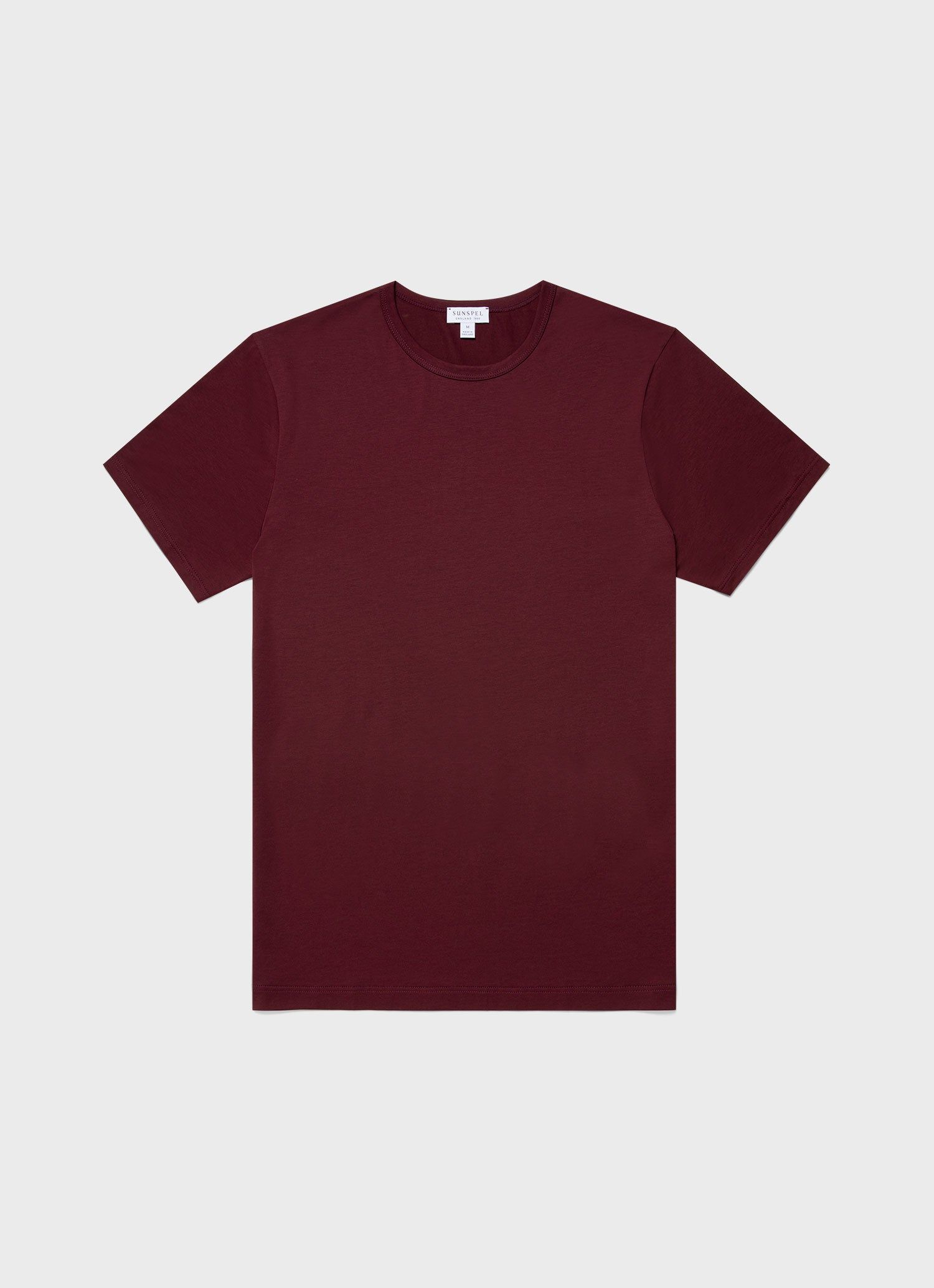 Men's Classic T-shirt in Vino sold by Sunspel
