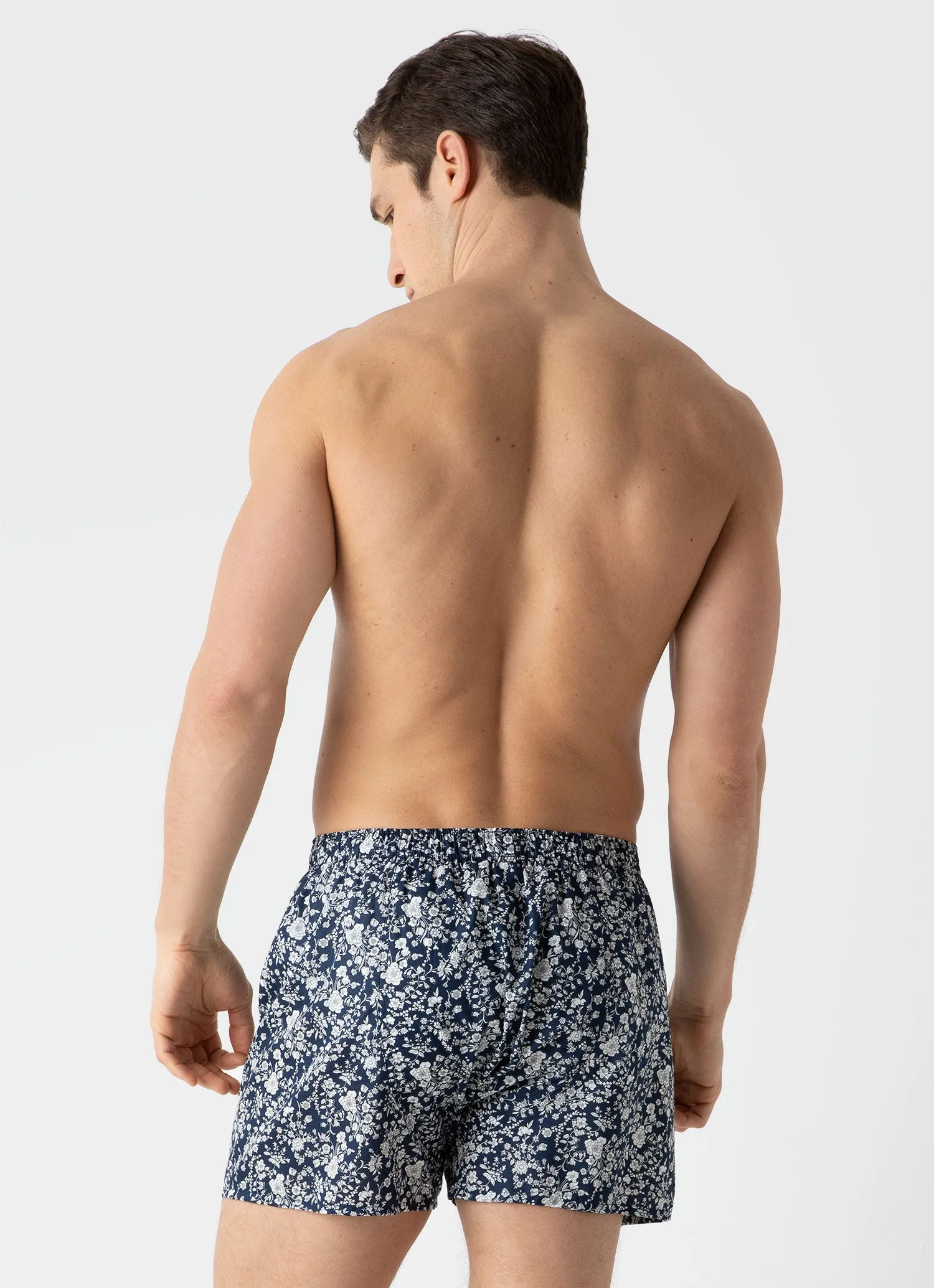 Men's Classic Boxer Shorts in Liberty Fabric Summer Bloom sold by Sunspel product image thumbnail 3