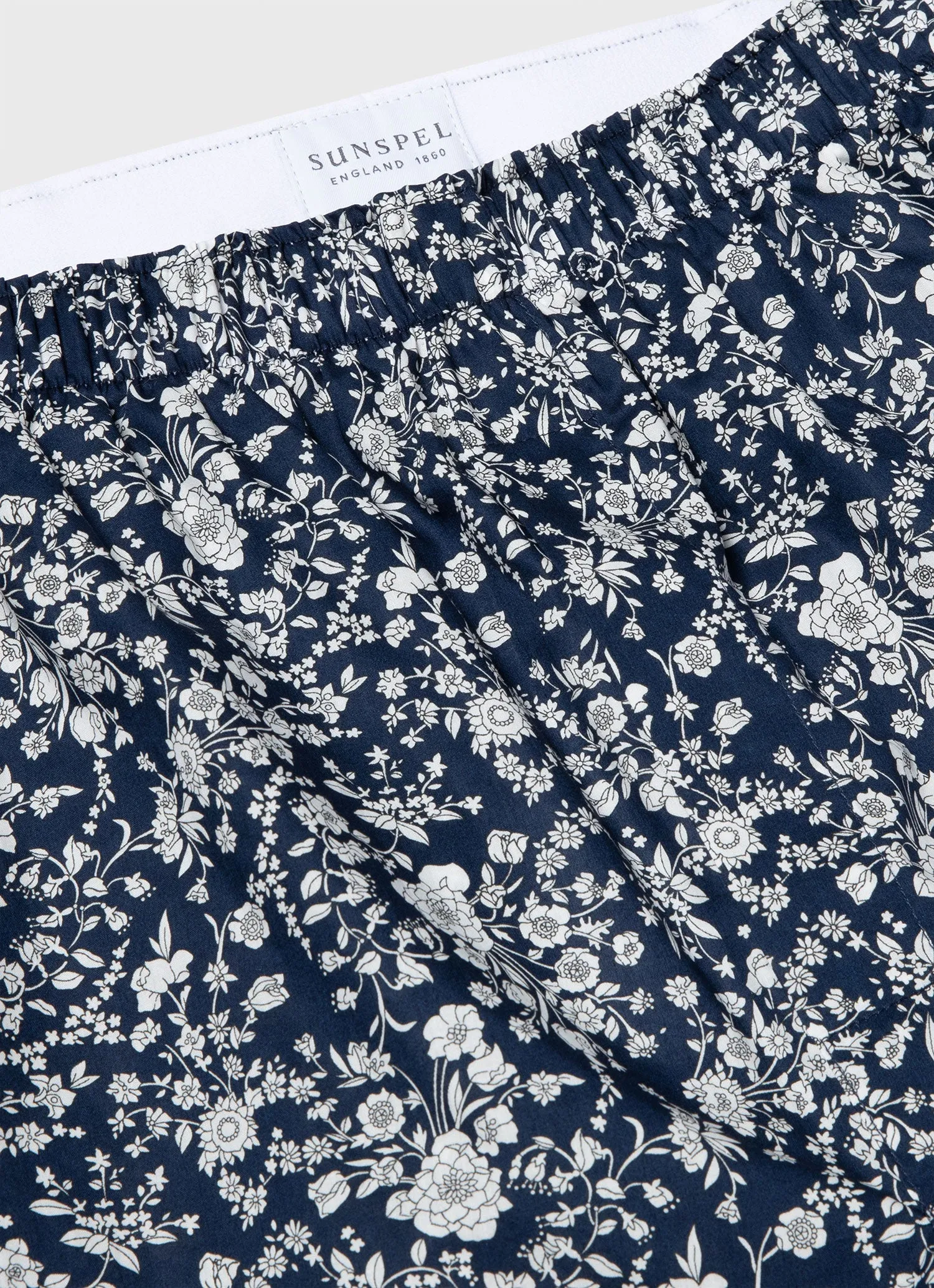 Men's Classic Boxer Shorts in Liberty Fabric Summer Bloom sold by Sunspel product image thumbnail 4