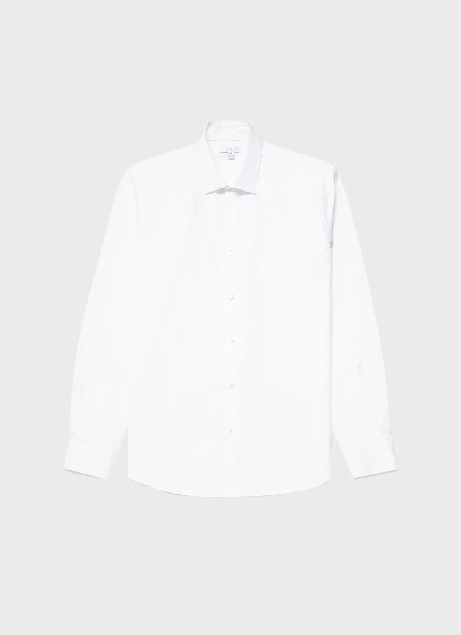 Men's Sea Island Cotton Shirt in White sold by Sunspel