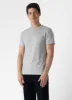 Men's Riviera T-shirt in Grey Melange sold by Sunspel
