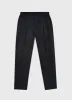 Men's Pleated Wool Flannel Trouser in Charcoal Melange sold by Sunspel