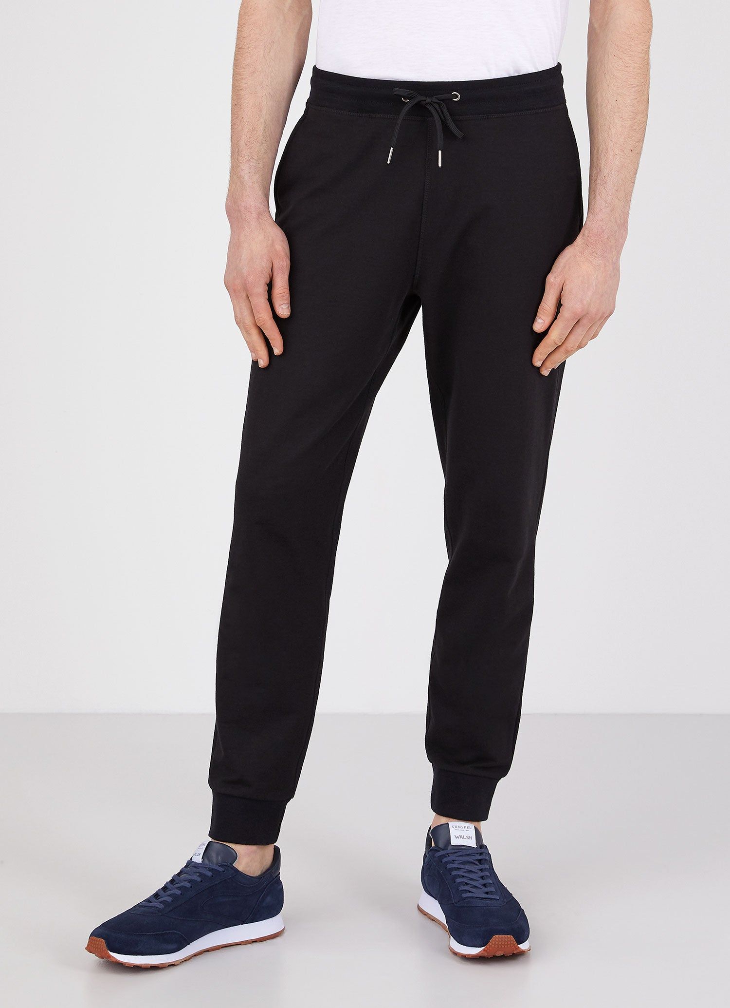 Men's DriRelease Active Sweatpants in Black sold by Sunspel product image thumbnail 3