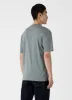 Men's Relaxed Fit Heavyweight T-shirt in Smoke Green sold by Sunspel