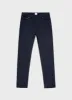 Men's Cotton Drill 5 Pocket Trouser in Navy sold by Sunspel
