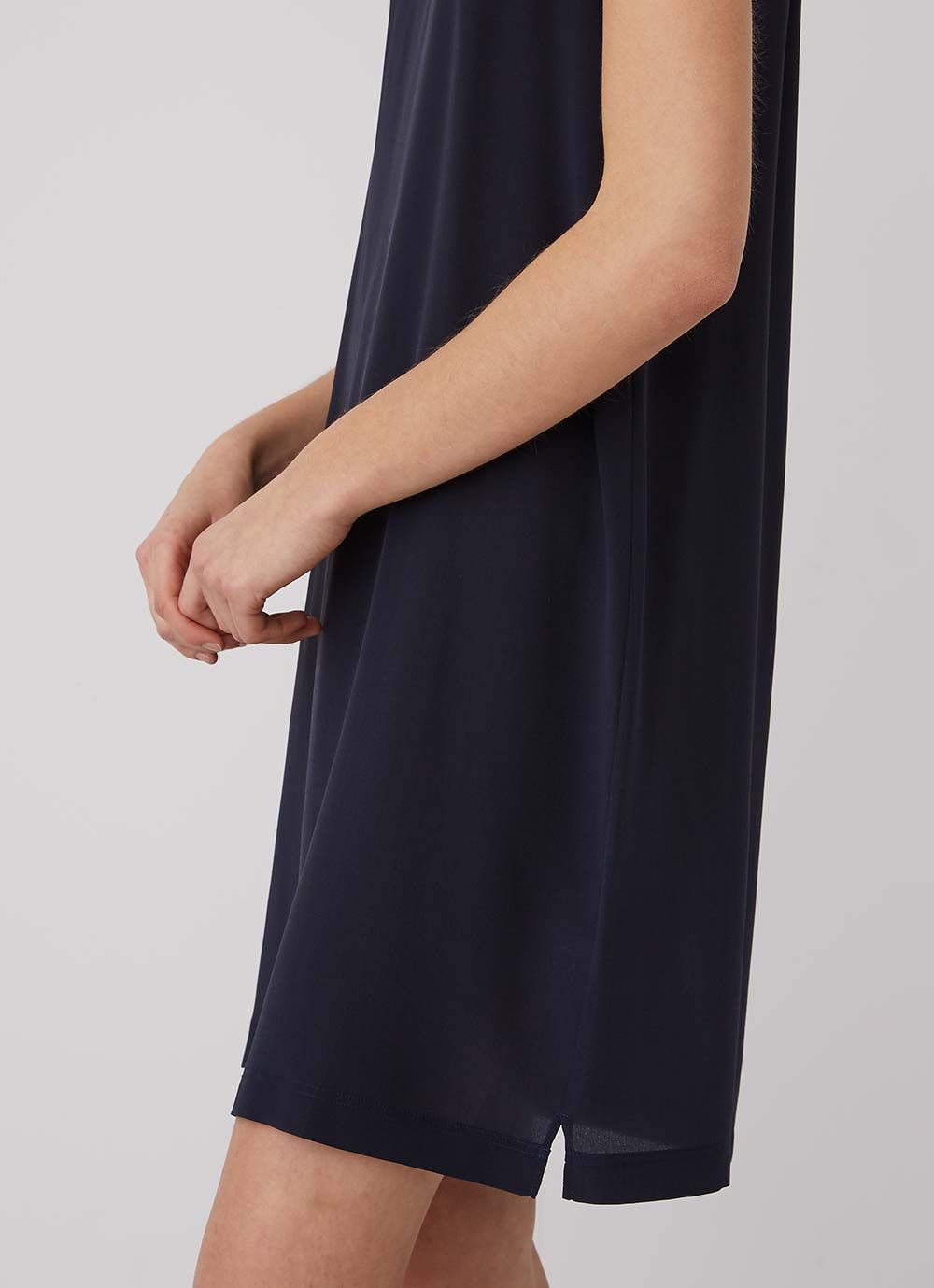 Women's Silk Slip in Navy sold by Sunspel product image thumbnail 4
