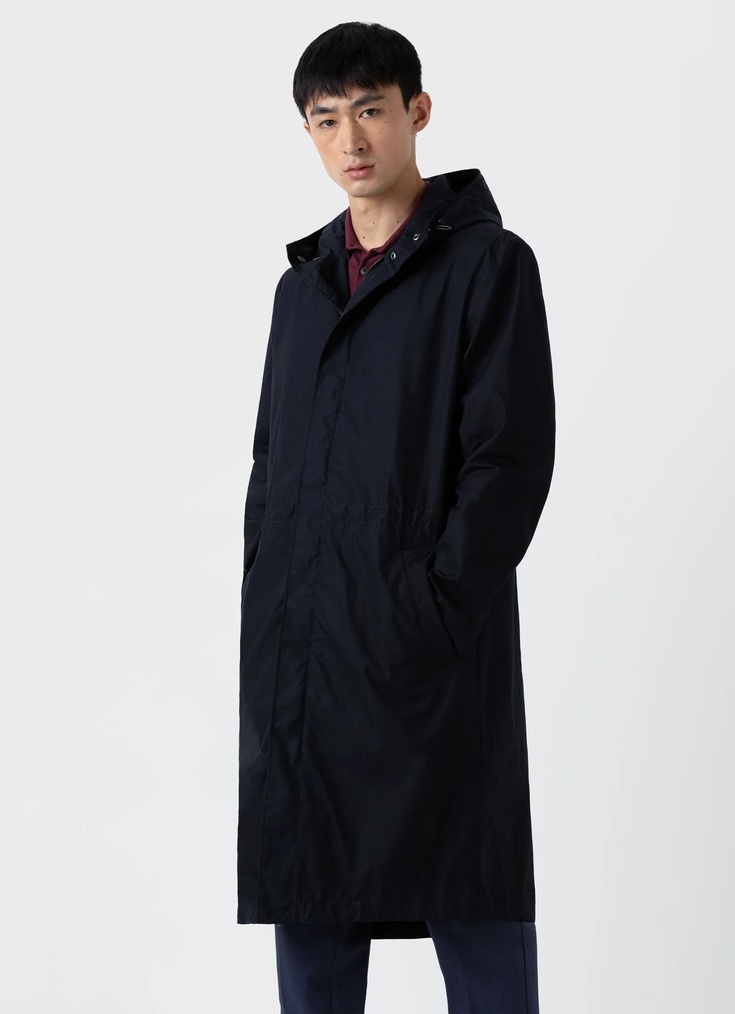 Men's Ventile Parka in Dark Navy sold by Sunspel product image thumbnail 2