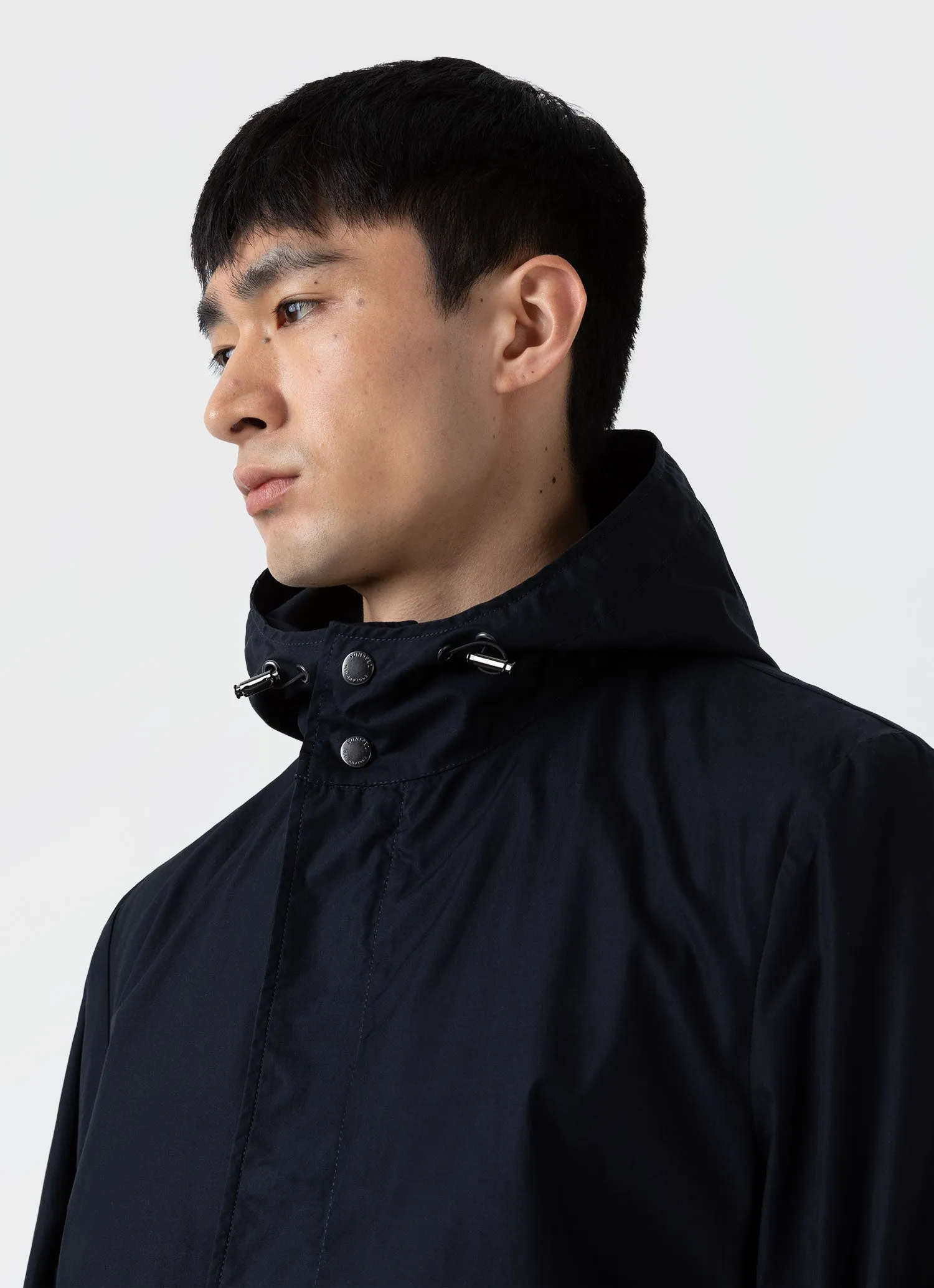 Men's Ventile Parka in Dark Navy sold by Sunspel product image thumbnail 5
