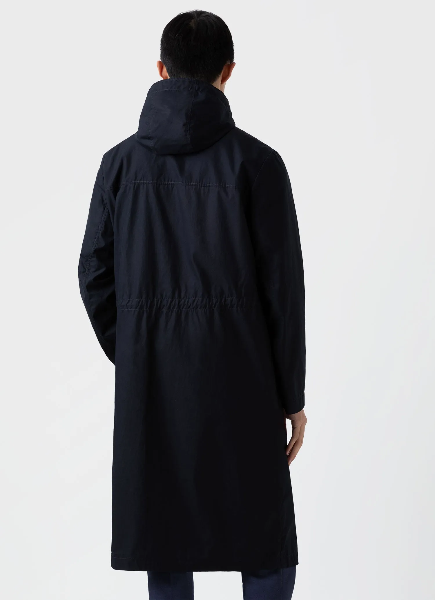 Men's Ventile Parka in Dark Navy sold by Sunspel product image thumbnail 4