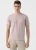 Men's Riviera Midweight T‑shirt in Pale Pink sold by Sunspel