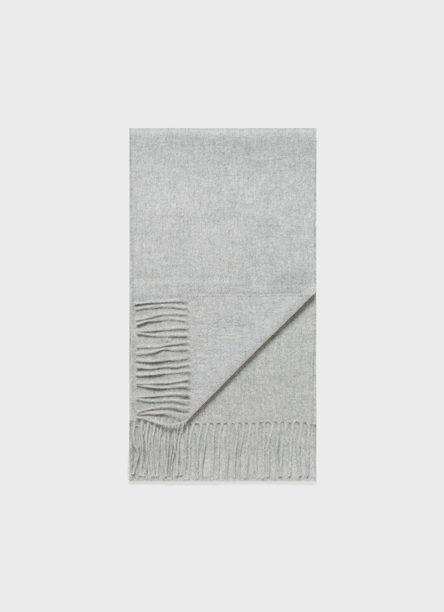 Cashmere Scarf in Grey Melange sold by Sunspel