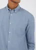 Men's Button Down Japanese Selvedge Shirt in Blue Selvedge Chambray sold by Sunspel