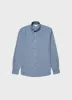 Men's Button Down Japanese Selvedge Shirt in Blue Selvedge Chambray sold by Sunspel