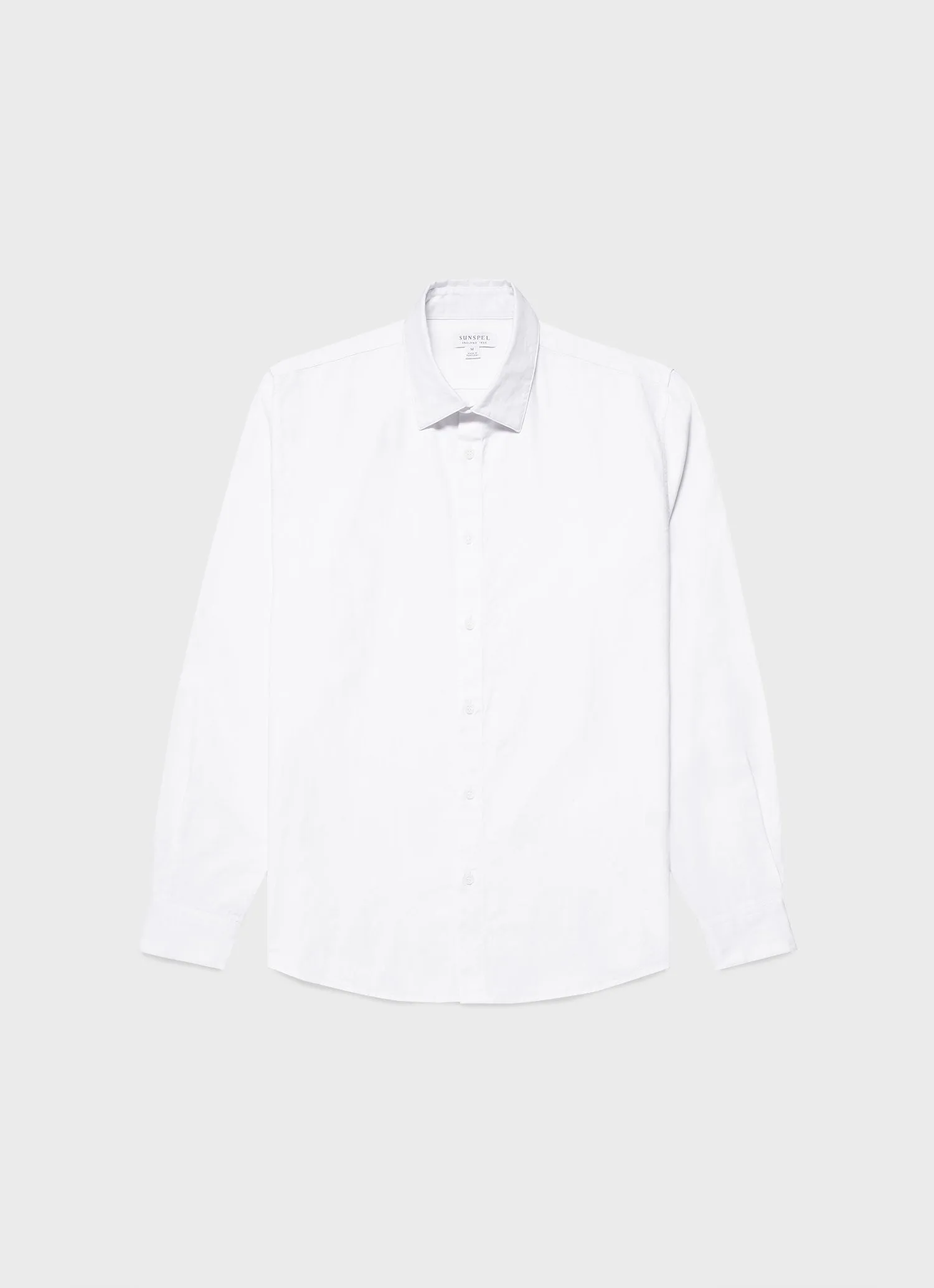 Men's Oxford Shirt in White sold by Sunspel