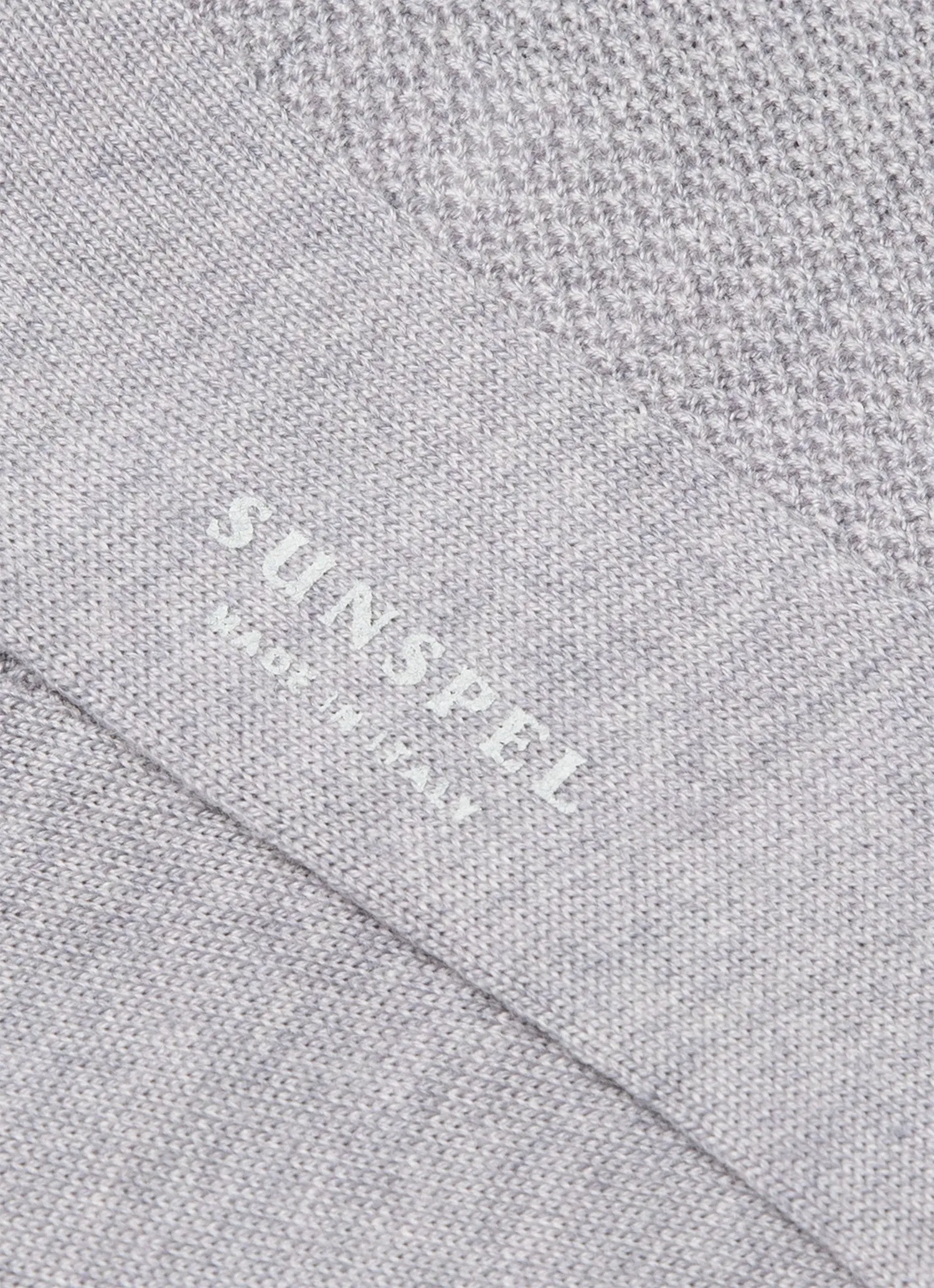 Men's Merino Wool Waffle Socks in Storm Grey sold by Sunspel product image thumbnail 2