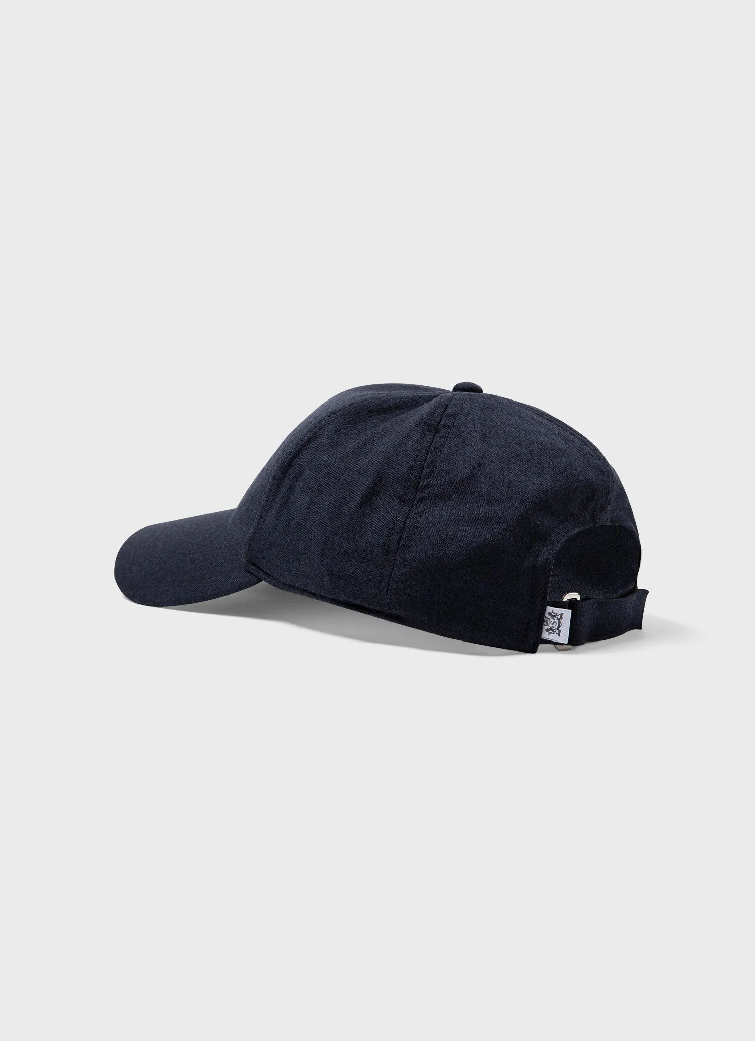 Wool Cap in Navy sold by Sunspel product image thumbnail 2