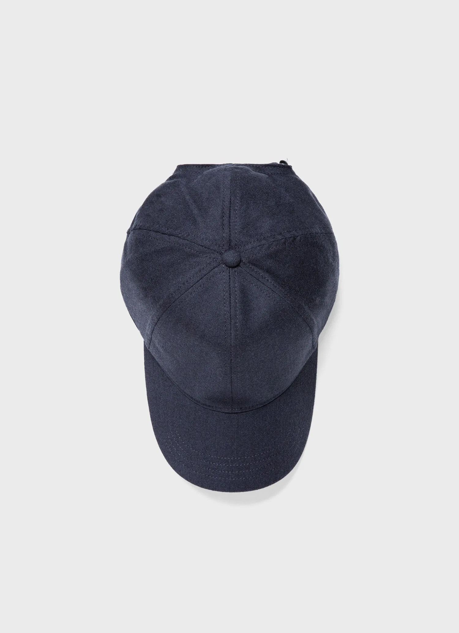 Wool Cap in Navy sold by Sunspel product image thumbnail 3