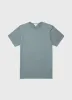Men's Classic T-shirt in Smoke Green sold by Sunspel