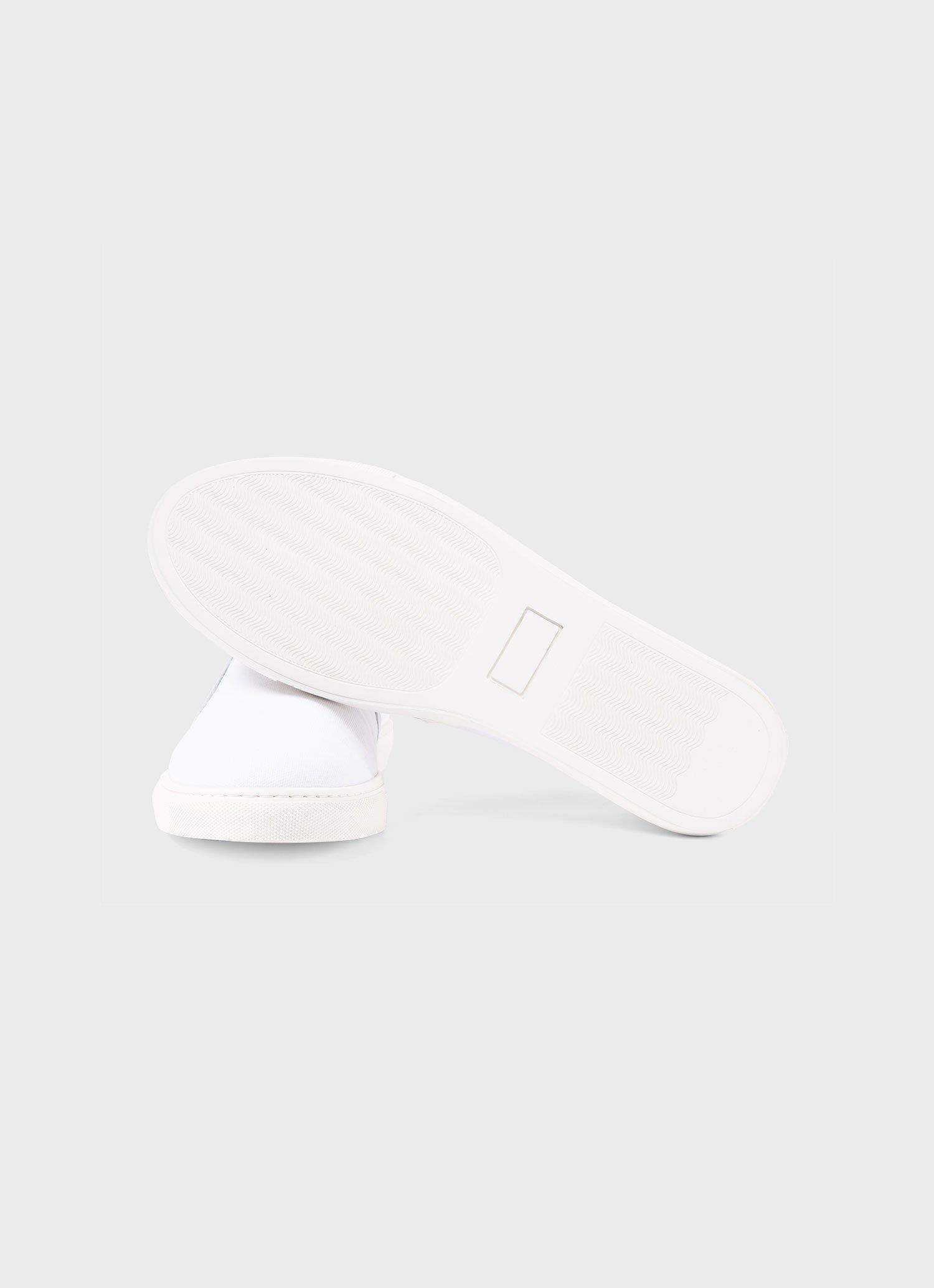 Men's Canvas Slip On Trainer in White sold by Sunspel product image thumbnail 2