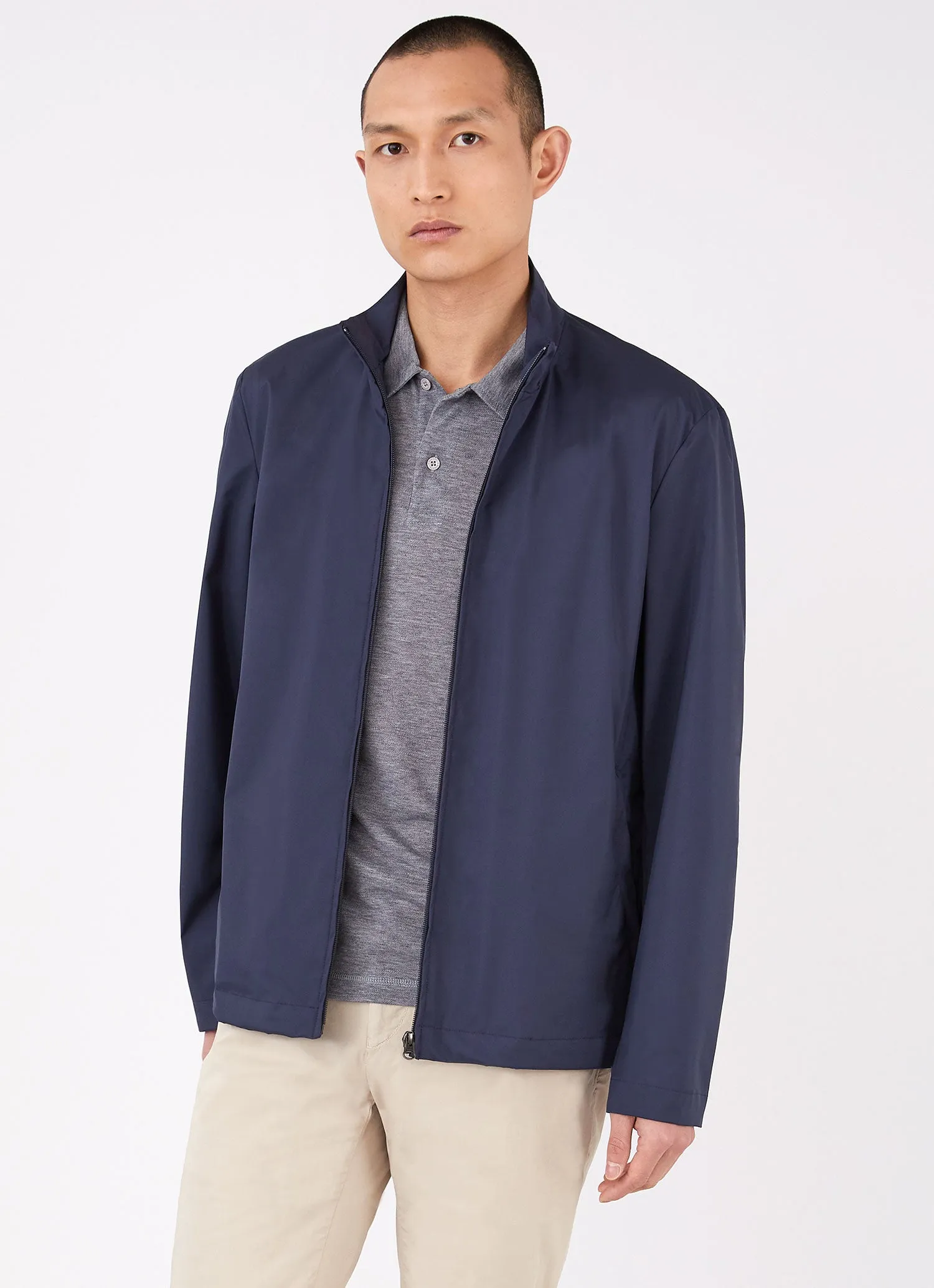 Men's Technical Jacket in Navy sold by Sunspel product image thumbnail 2