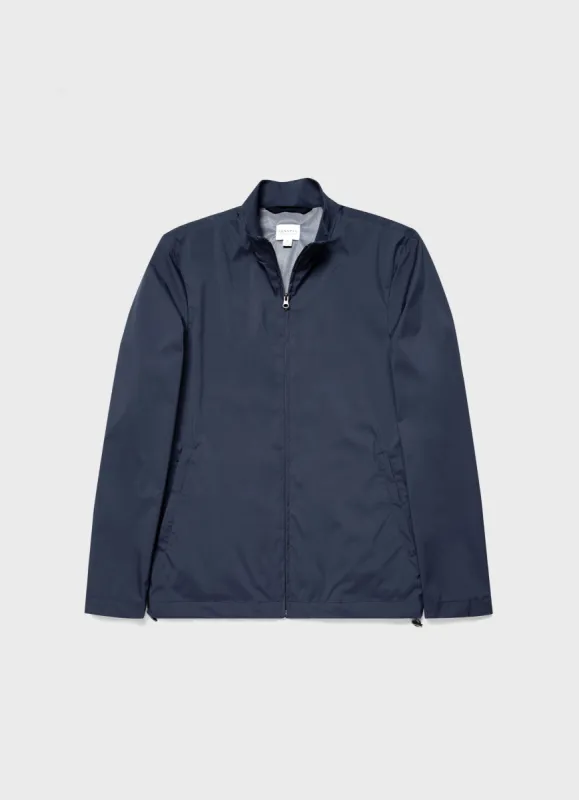 Men's Technical Jacket in Navy sold by Sunspel