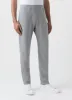 Men's Loopback Sweatpants in Grey Melange sold by Sunspel