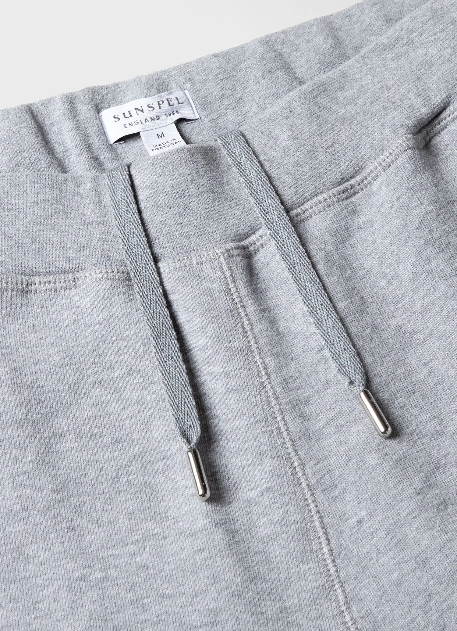 Men's Loopback Sweatpants in Grey Melange sold by Sunspel product image thumbnail 4